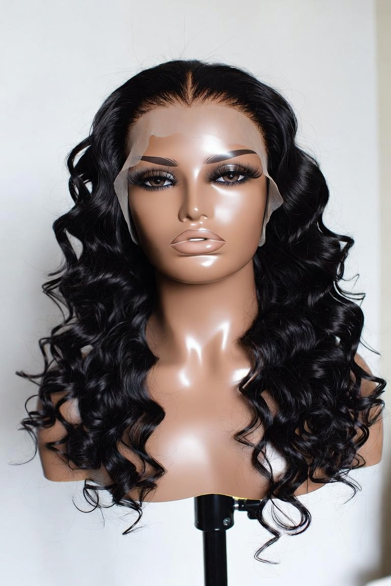 •	SKN Body Wave HD Lace Wig